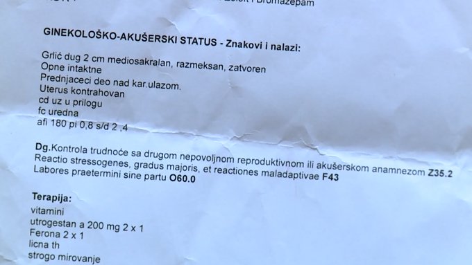 Crno na belo: Milica Veličković priložila dokazu Joci Novinaru o riziku za prevremeni porođaj! Ogorčena na Terznu porodicu nakon svega: Njih treba vređati! (VIDEO)