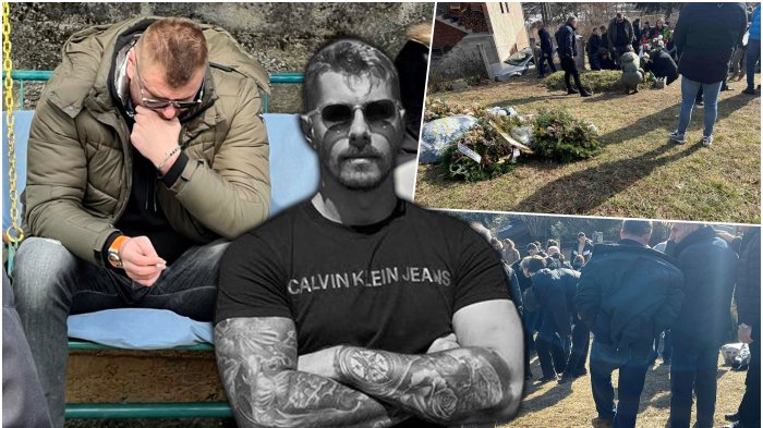 Janjuš se danas slomio od bola za tragično preminulim bratom Mihailom, a zbog ove fotografije na njegovom grobu plakali su svi: Ovaj prizor će vas NAJEŽITI (FOTO)