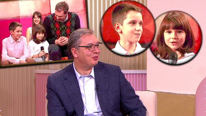 'Ne znam jesam li bio dovoljno dobar otac' Snimak star 18 godina probudio emocije kod Vučića: Danilo i Milica imaju samo mene, to je izuzetno jaka veza