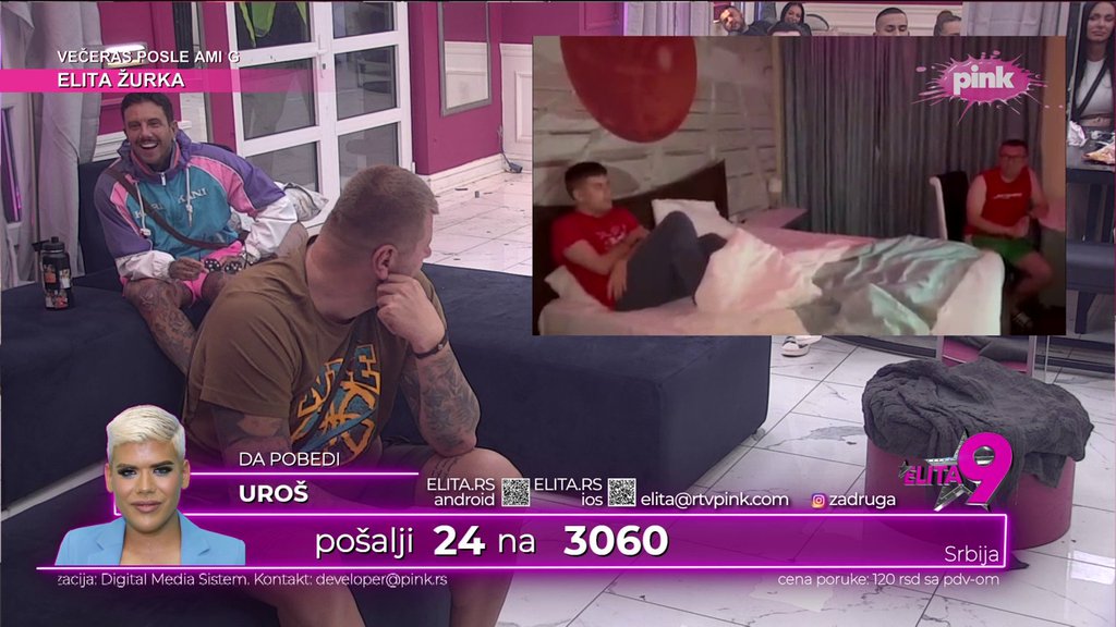 Vrtlog emocija: Uroš zaplakao zbog poruke od Comare i Barbare, pa svi popadali od smeha zbog njegovih klipova sa Borom i Janjušem (VIDEO)