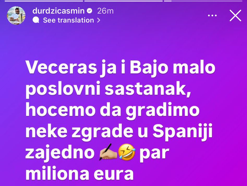 BAJO I ASMIN POKREĆU NOVI BIZNIS!? Luka i Aneli će pobesneti kada ovo saznaju! U IGRI JE PAR MILIONA EURA, OVO SU DETALJI...