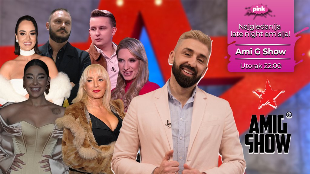 NOVI HITOVI, NOVE LJUBAVI I SMEH DO SUZA! I ovog utorka nezaboravna atmosfera u u najgledanijoj late night emisiji „Ami G Show“ !