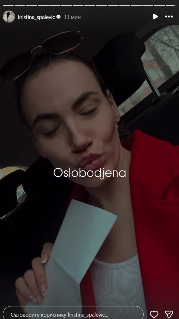 Oglasila se Kristina Spalević nakon što je Kristijan prijavio policiji: Posle saslušanja poručila SAMO JEDNO (FOTO)