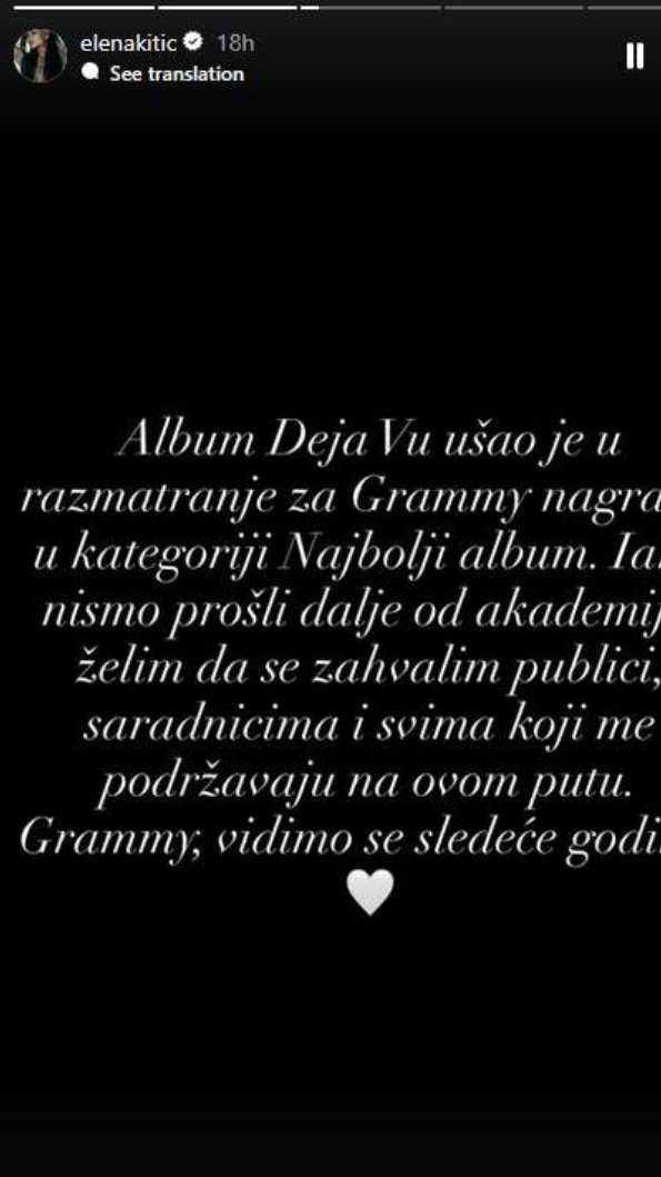 Elena podelila divne vesti: Ćerka Milete Kitića oduševila sve objavom, evo o čemu je reč (FOTO)