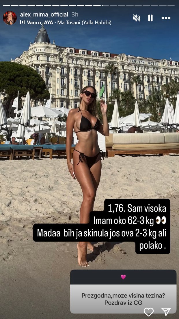 OTKRILA TAJNU VITKE FIGURE! Aleks Nikolić šokirala pratioce svojom kilažom, pa progovorila o svojoj ihrani!
