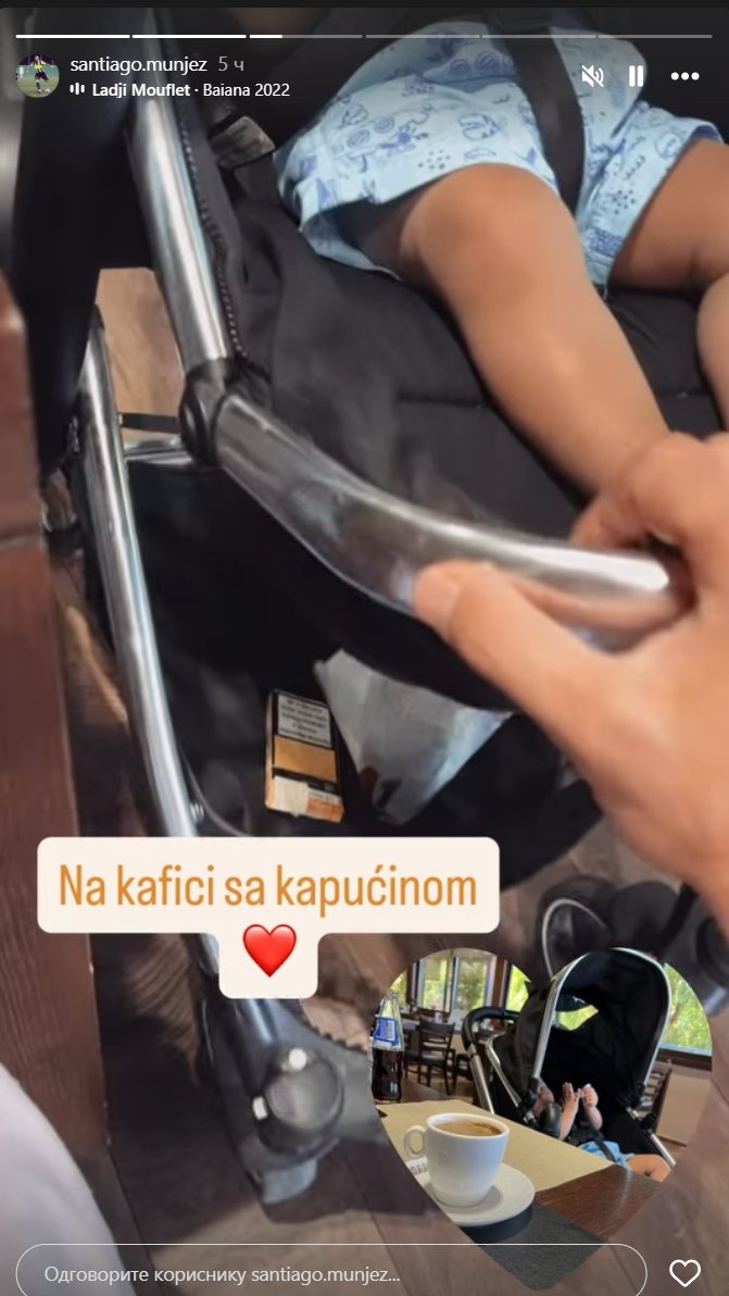 MUNJEZ SE NE ODVAJA OD SINA! Podelio emotivne fotke sa naslednikom, pa mu predvideo uspešnu sportsku karijeru (FOTO)