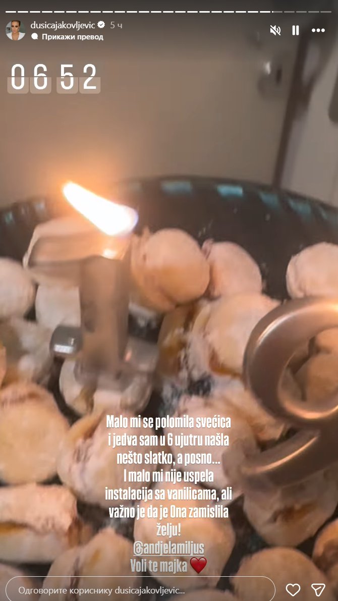 SLAVLJE U DOMU DUŠICE JAKOVLJEVIĆ: Voditeljka probudila ćerku u cik zore, pa joj se obratila posebnim rečima (FOTO)