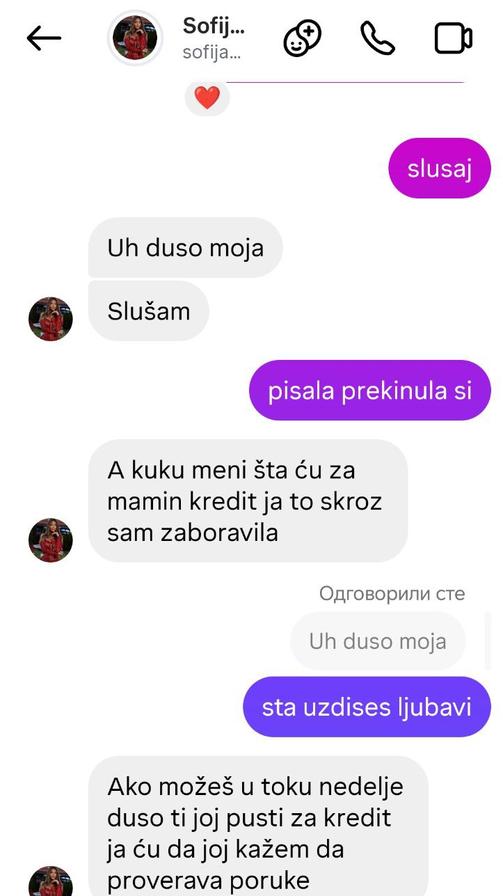 DUŠO, PUSTI JOJ ZA KREDIT... Ovako je Sofija molila Daneta (70) da plaća dugove njene mame Brankice: Pokazala sam joj kako da koristi Western!