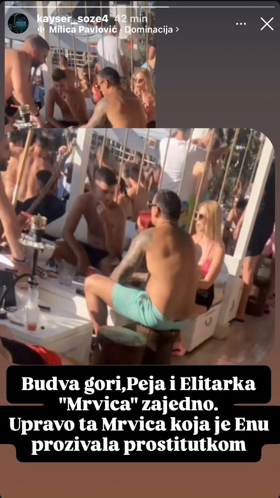 Ena Čolić će počupati kosu s glave: Oglasio se Peja besan kao ris nakon što je uslikan s Mrvicom u Budvi, evo šta je rekao! (FOTO)