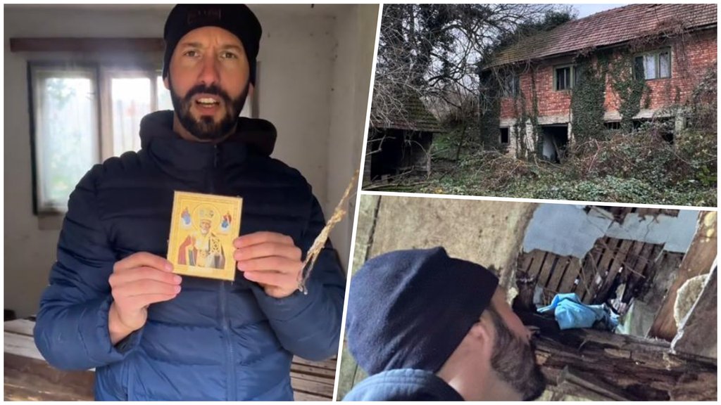 Boško doneo ikonu u razrušenu kuću u Hrvatskoj: Tamo našao klupko vunice, stare patike, klešta... Od opštine će zahtevati da mu ispuni jednu želju!