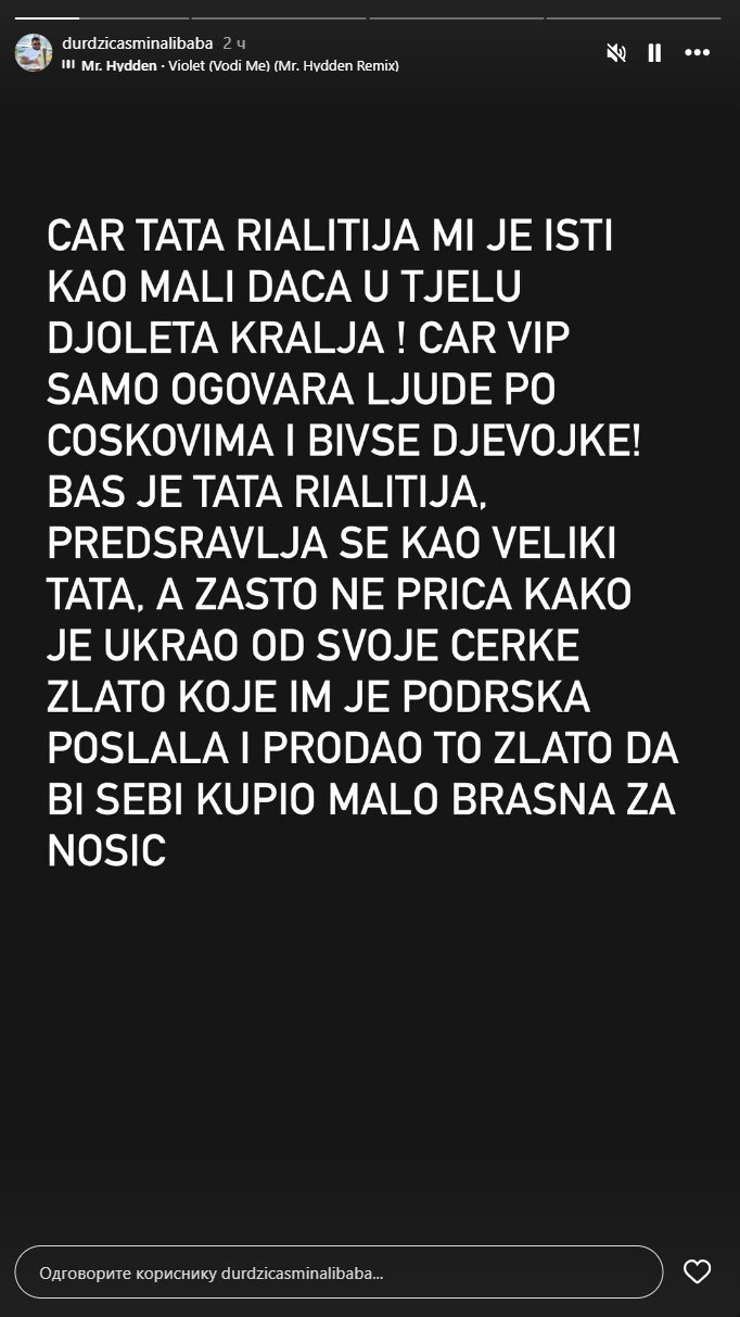 ASMIN ŽESTOKO UDARIO NA CARA! Durdžić izneo niz šokantnih tvrdnji o Majinom bivšem, pa mu dodelio urnebesan nadimak, Filipu će pasti mrak na oči kad vidi ovo! (FOTO)