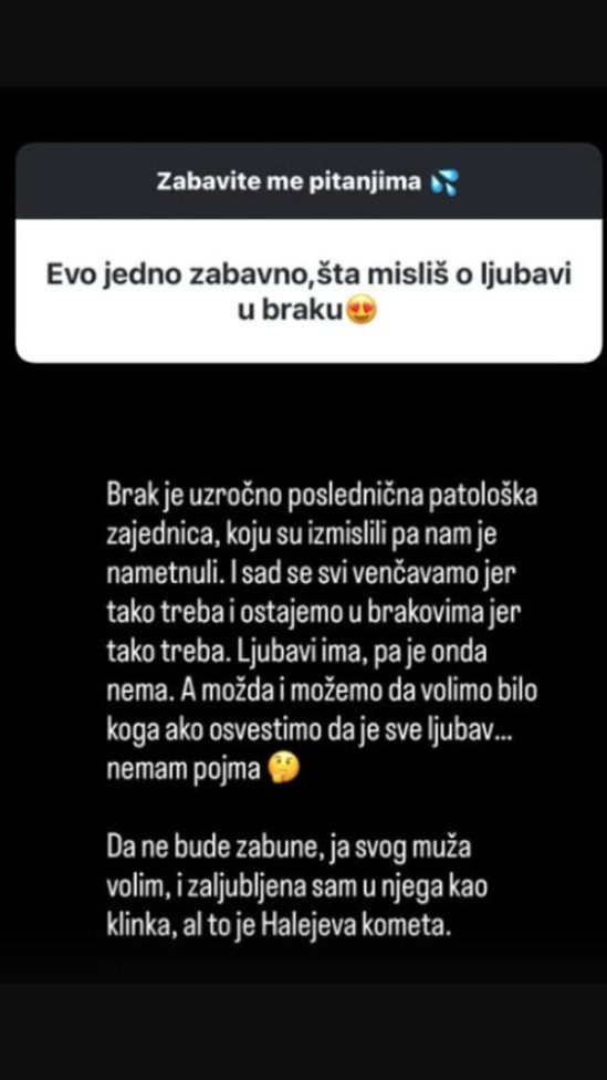 NEMOJTE DA MI STAJETE NA MUKU! Slobina žena otvorila dušu nakon njegovog susreta sa Lunom Đogani: Svi ostajemo u brakovima jer to tako treba...