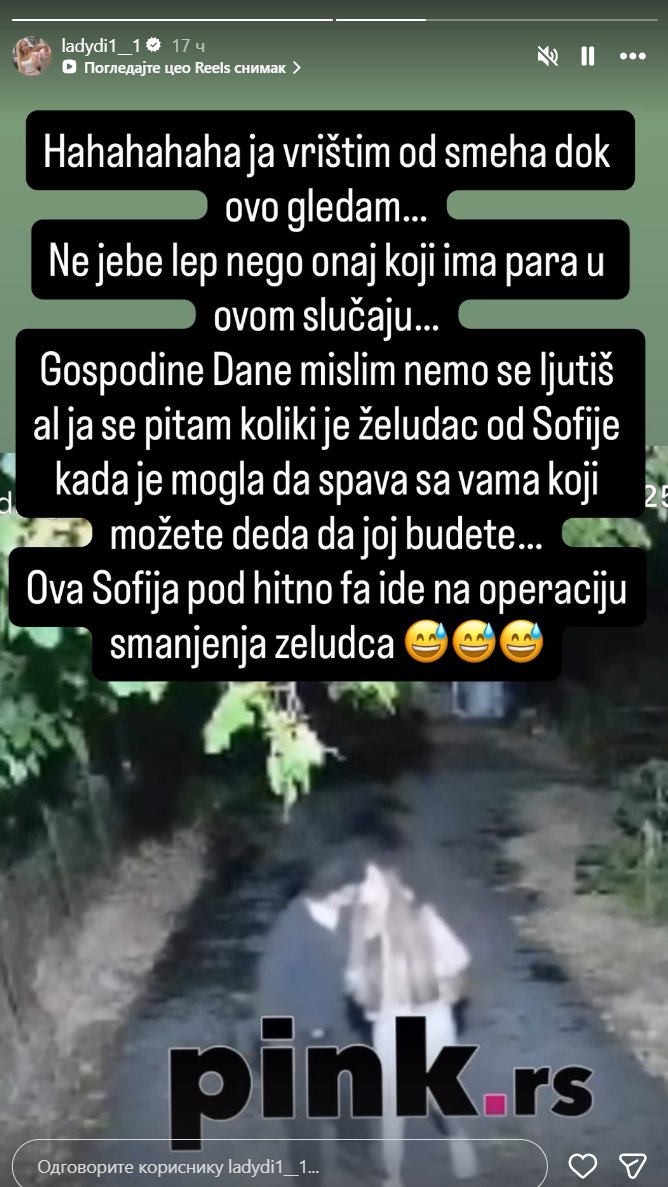 Bivša takmičarka Elite raspalila rafal po Sofiji zbog veze sa Danetom (70)! Šokirana njenom ljubavnom akcijom poručila sledeće: Ne j*be lep, nego onaj koji ima love