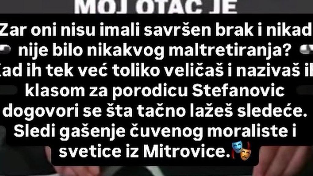 Sledi gašenje svetice iz Mitrovice: Sanja bi poludela kad bi za ovo saznala, na Markovom profilu osvanula brutalna poruka! (FOTO)