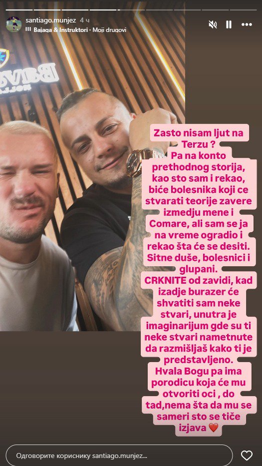 ČAČKALA JE MEČKU, HAJDE DA SE IGRAMO SAD! Munjez pokrenuo uništenje Sofije Janićijević, izneo sav PRLJAV VEŠ: Prodala je veru za večeru! (FOTO)