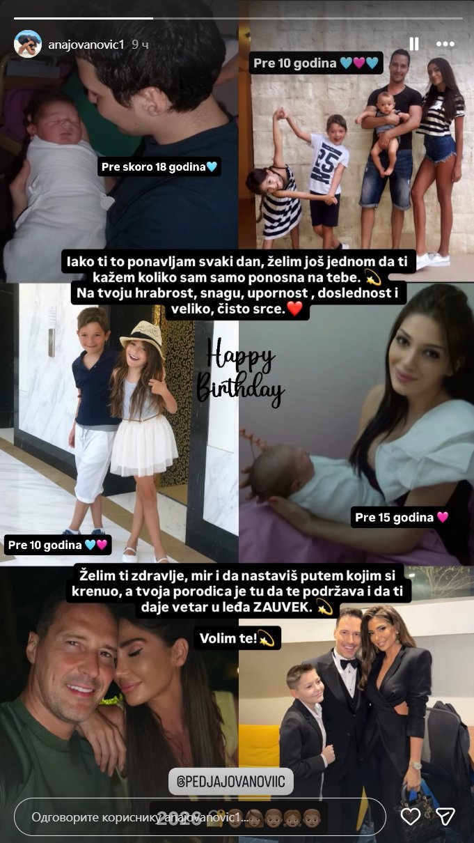 Fotografija iz porodilišta zapalila mreže: Oglasila se supruga Peđe Jovanovića i poslala mu jasnu poruku! (FOTO)