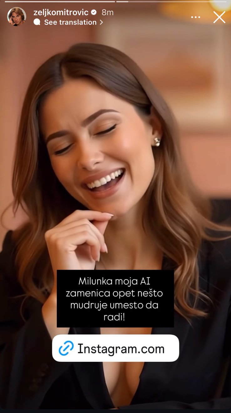 ŽELJKO MITROVIĆ OVO OD NJE NIJE OČEKIVAO! Milunka Savić mu posvetila PESMU, pa otkrila kakvo je zaduženje dobila od direktora (VIDEO)