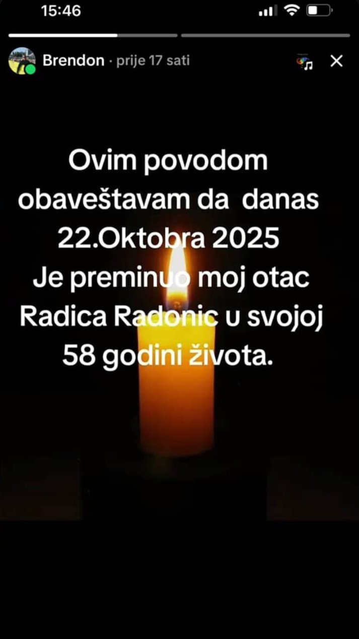 Tragedija u domu bivšeg učesnika Zadruge: Brendonu preminuo otac u 58. godini!