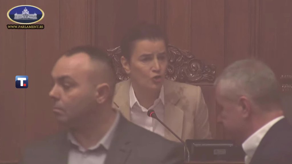 ANA BRNABIĆ OČITALA BUKVICU ĐILASU, JOVANOVIĆU I OSTALIMA Stigla vam je podrška UČK, sram vas bilo!