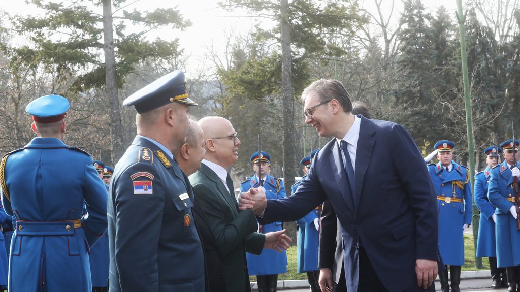 'NASTAVLJAMO SA MODERNIZACIJOM' Predsednik Vlade Vučević: Samo jaka Vojska Srbije garant je očuvanja mira, stabilnosti i suvereniteta naše otadžbine