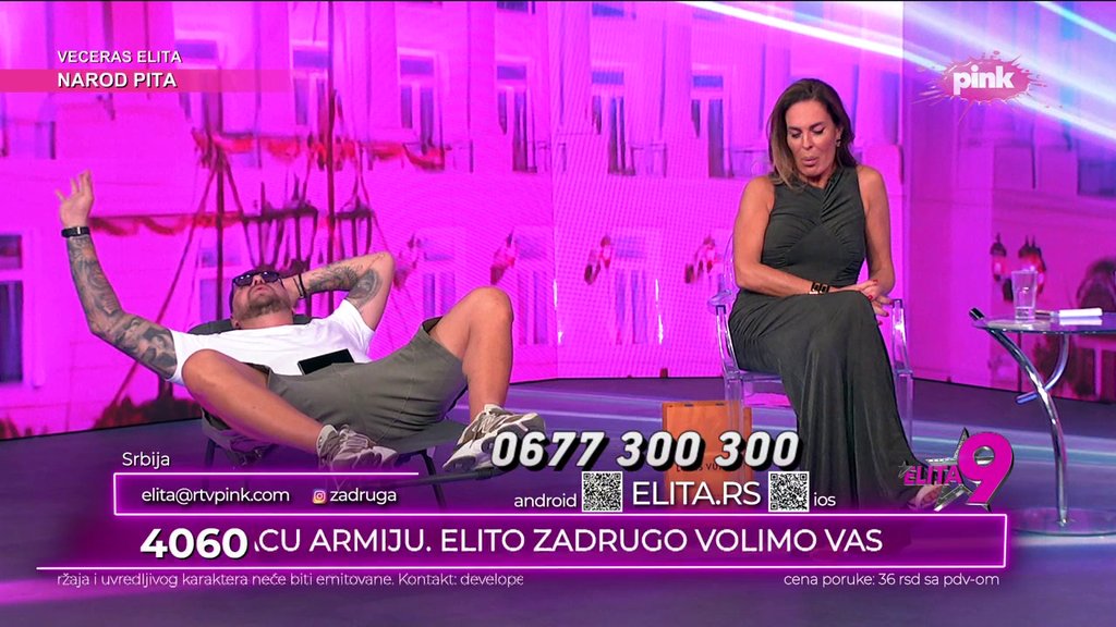 Ovo niko nije očekivao: Janjuš se zavalio u bogougodnu ležaljku tokom emsije! (VIDEO)