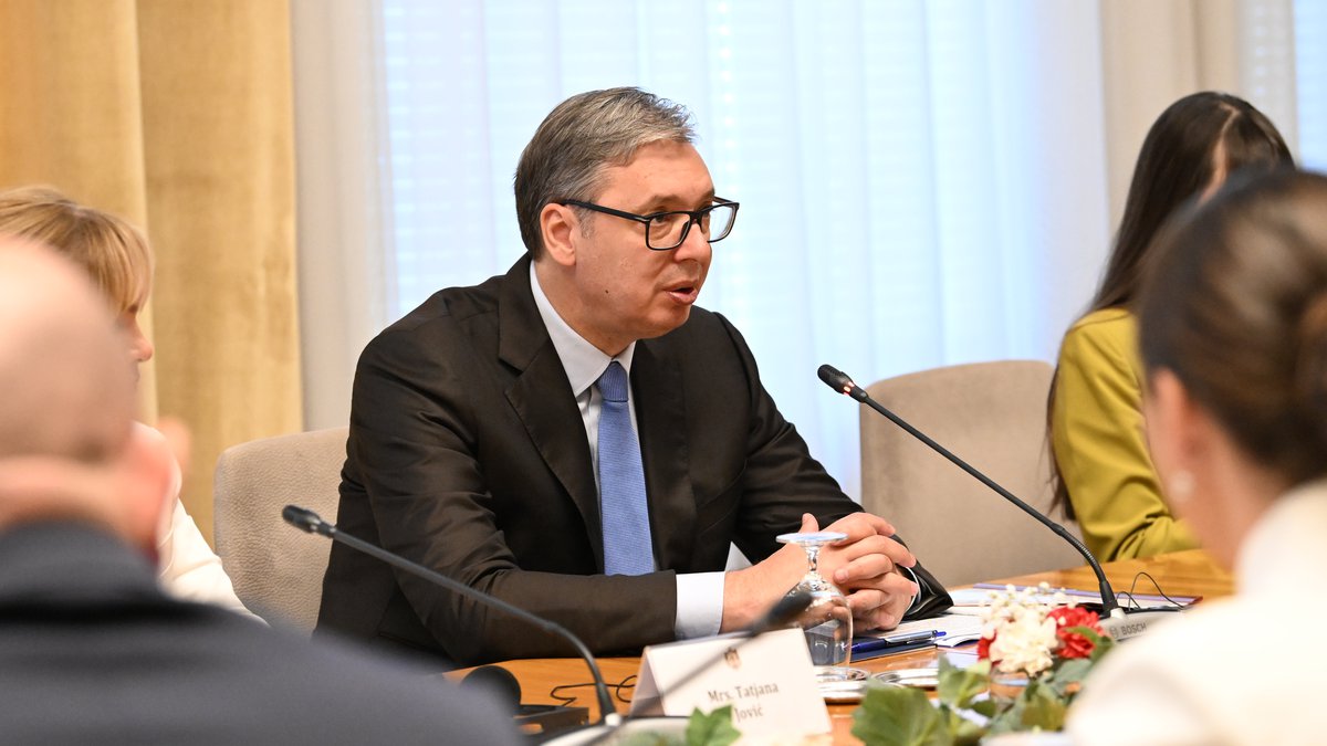 Vučić se sastao sa predsednikom parlamenta Slovenije Zoranom Stevanovićem (FOTO)