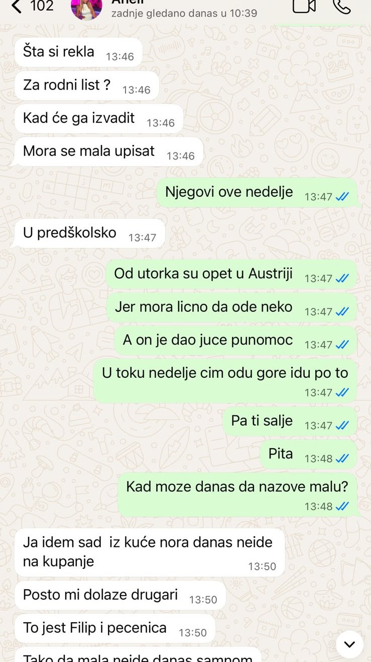 Hitna reakcija Asmina Durdžića: Nakon Anelinih optužbi da je ponovo digao ruke od ćerke uzvratio rafalnom paljbom! Pogledajte njihovu prepisku (FOTO)