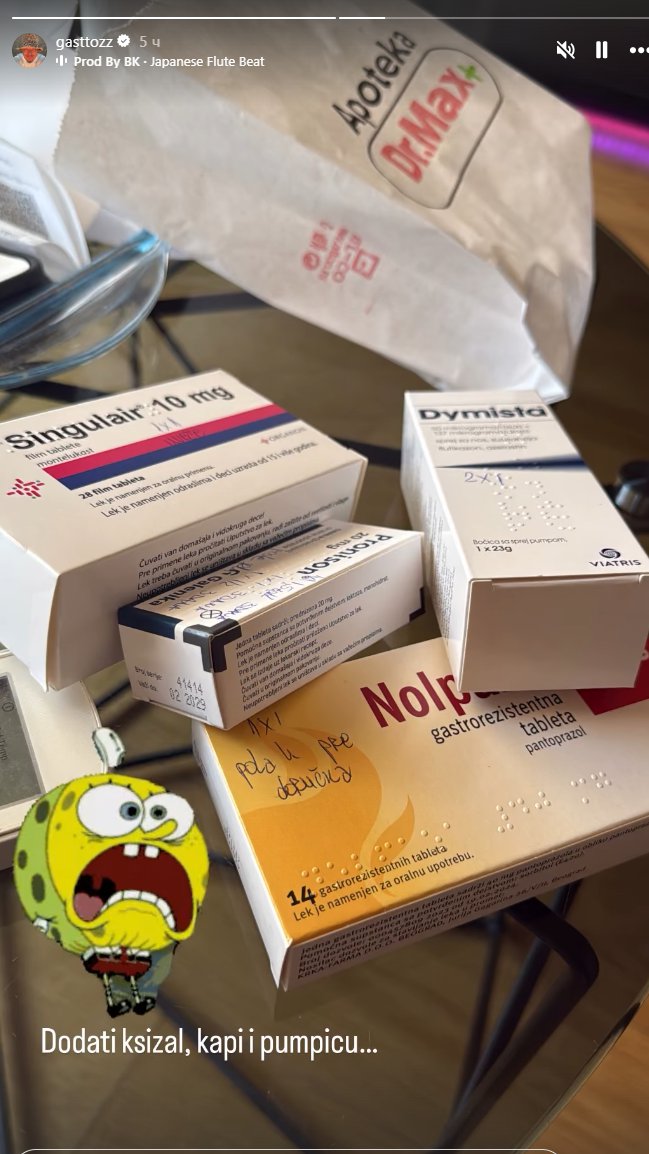 GASTOZ U LOŠEM STANJU! Ozbiljno mu narušeno zdravstveno stanje , odmah se oglasio, pa otkrio ozbiljnost situacije! (FOTO)