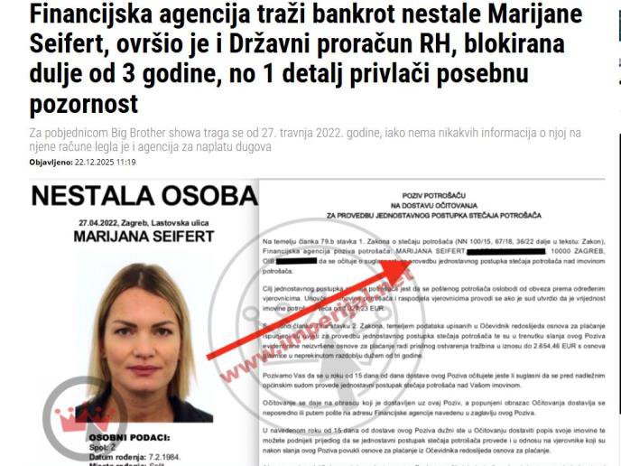 BILA JE STALNO PIJANA, VITLALA JE NOŽEM, HAPSILI SU JE... Ispovest muža nestale Marijane ledi krv u žilama: Tog dana sam je zatekao sa drugim muškarcem