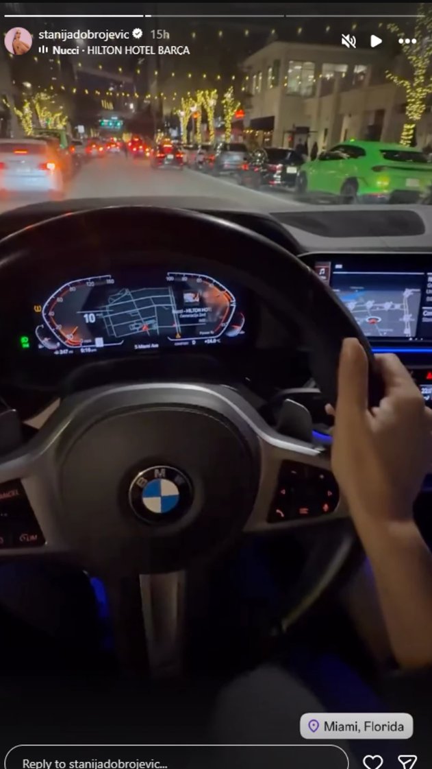 NOVA IGRAČKA U VREDNOSTI OD PREKO 100.000 EVRA! Stanija se oglasila iz Majamija, pa se pohvalila svima: Iz teretane u BESNU MAŠINU (FOTO)