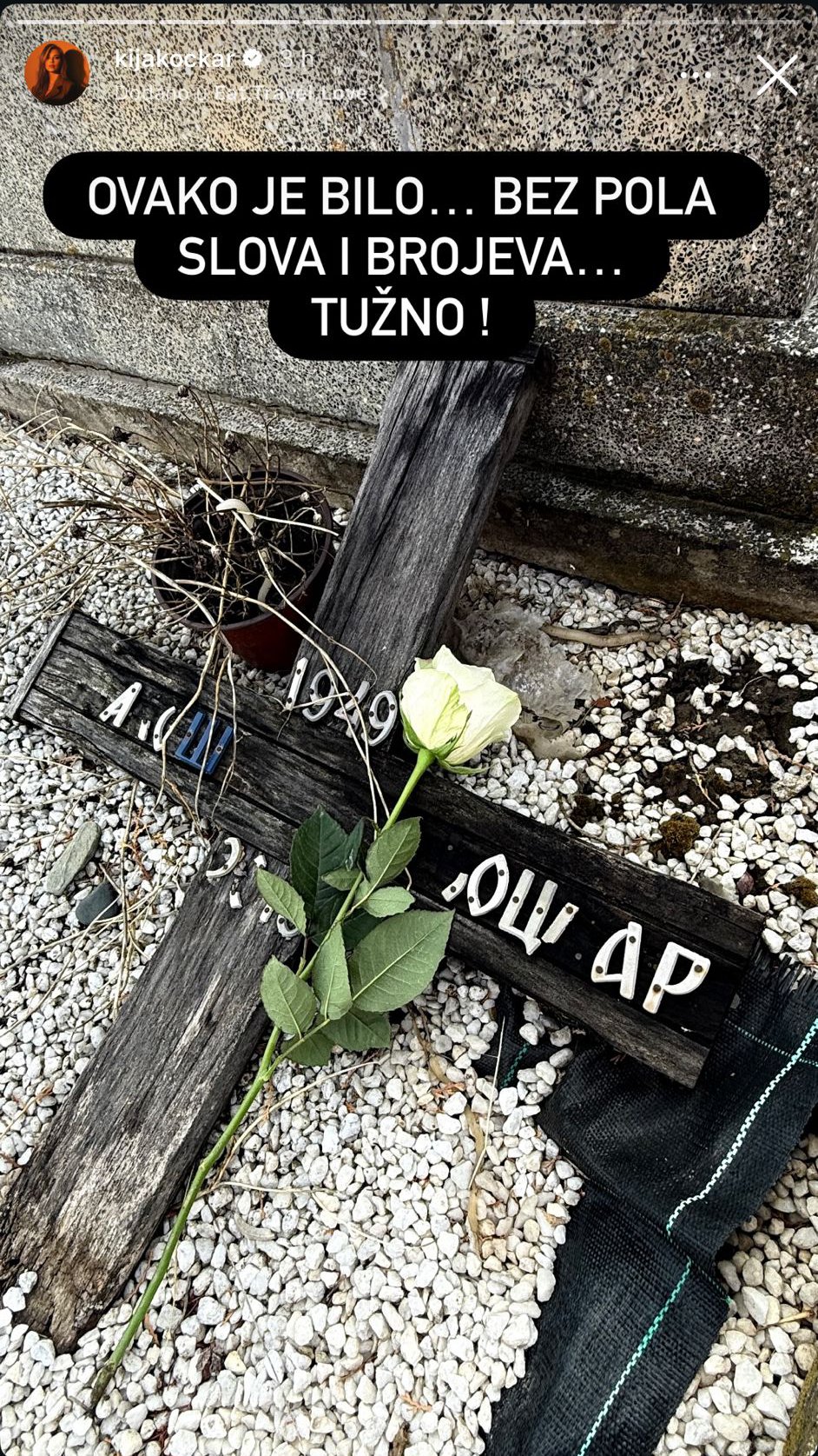 Kija Kockar posetila očev grob! Totalno preuredila sve, pa se oglasila: Postavila sam mu novi krst, jer moj stric NIKOME NE DOZVOLJAVA DA... (FOTO)