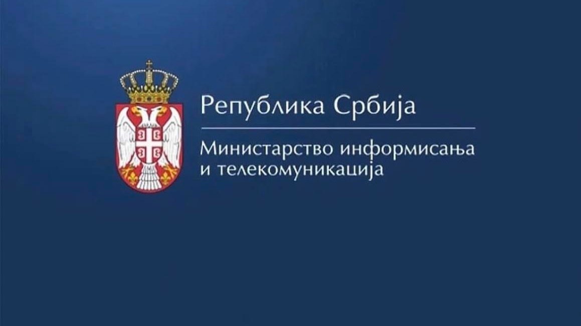 MINISTARSTVO INFORMISANJA I TELEKOMUNIKACIJA ODBACUJE NEUTEMELJENE TVRDNJE O NAVODNOM SISTEMSKOM PRITISKU NA MEDIJE U SRBIJI