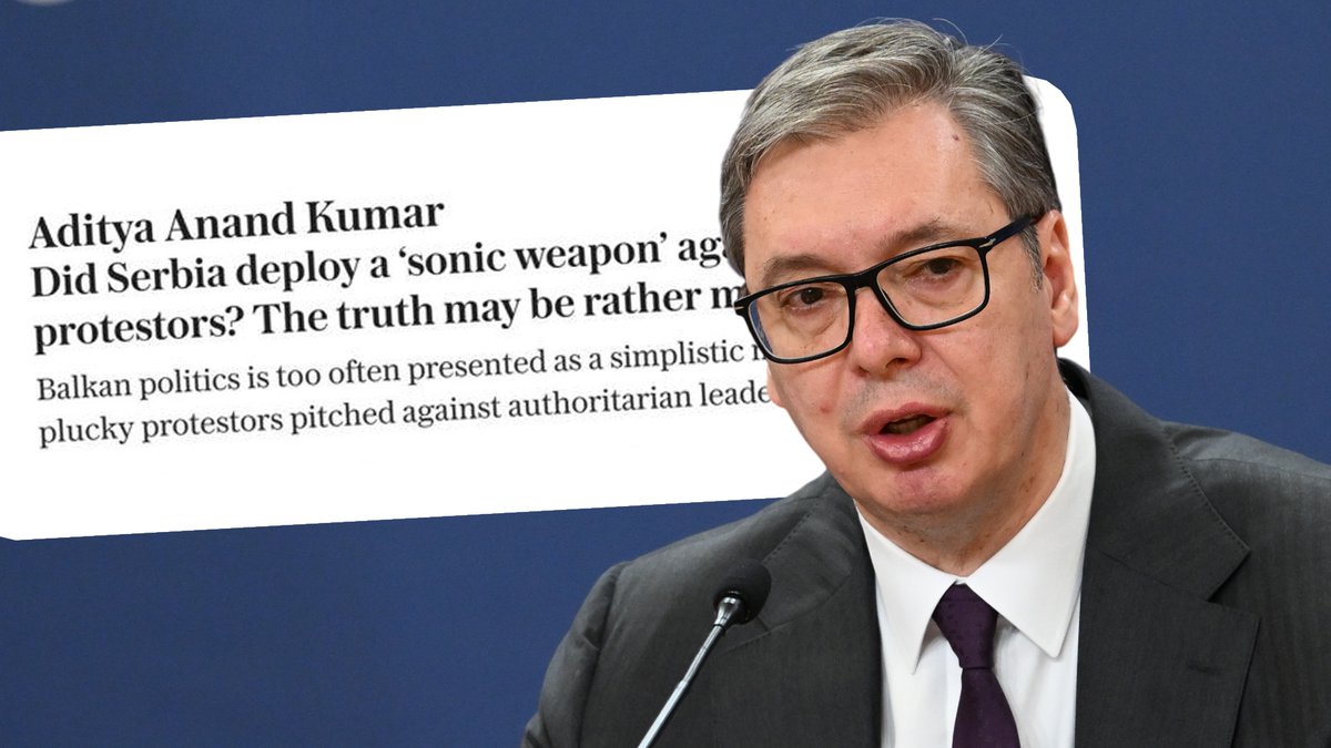 BRITANSKI 'TELEGRAF' SRUŠIO BLOKADERSKI MIT Afera 'zvučni top' bez ikakvih dokaza, mesecima lažno presuđivali Vučiću - Težak udarac za promotere NEISTINE