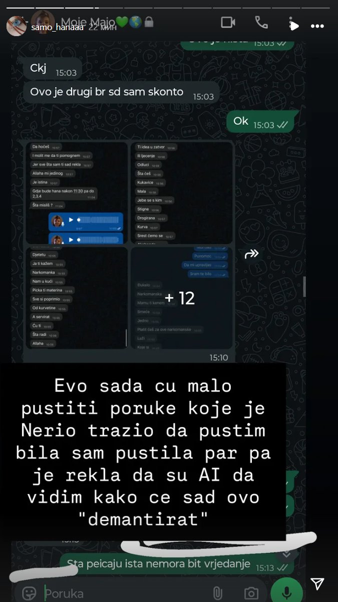 Sita rođenom sinu smeštala zatvor! Pogledajte šta je slala Neriu, kako je maltretirala njega i Hanu: Slala ljude da ih prate, pretila, vređala, slala prijave... (FOTO)