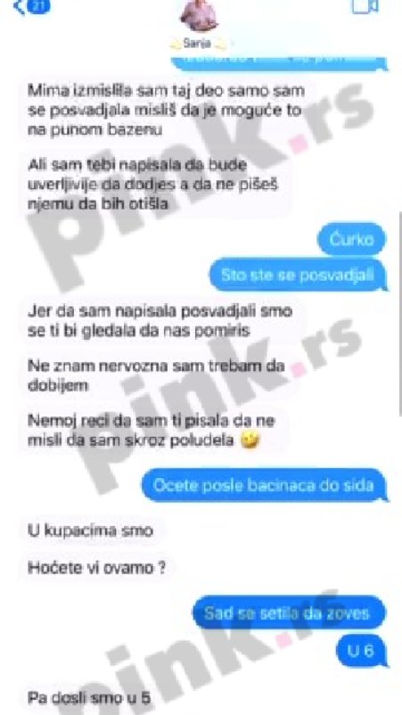 PINK.RS U POSEDU ŠOK-PREPISKI: Marko Stefanović TUKAO Sanju i pljuvao pred svima?! O svemu se požalila Mimi, na kraju se pravila da je LAGALA (FOTO+VIDEO)