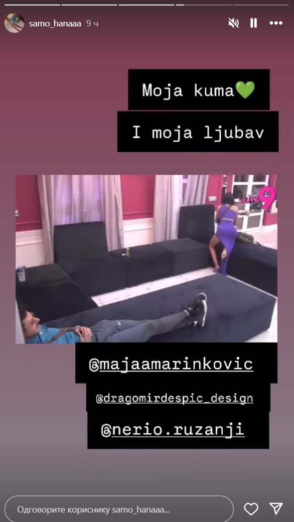 MOJA LJUBAV I MOJA KUMA: Hana se oglasila i svima stavila do znanja da podržava novi dogovor Maje i Neria! Evo o čemu je reč! (FOTO)