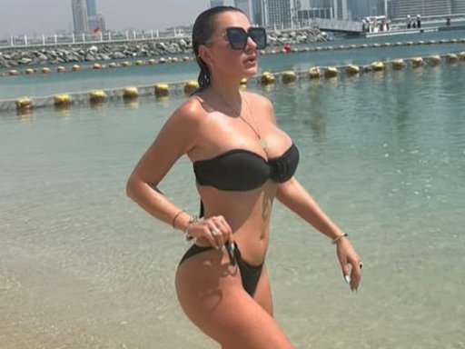 Vrelo, vrelije, Sandra Rešić! Zbog kadrova iz Amerike muškarcima popadale vilice: Skinula se u kupaći i pokazala OBLINE iz svih uglova (FOTO)
