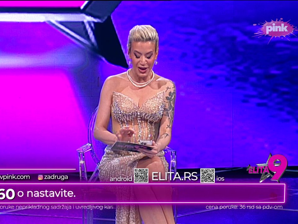Dušica Jakovljević zablistala u studiju: Haljina kao iz bajke, a voditeljka u nikad boljoj formi, oko vrata sija skupocena ogrlica (FOTO)