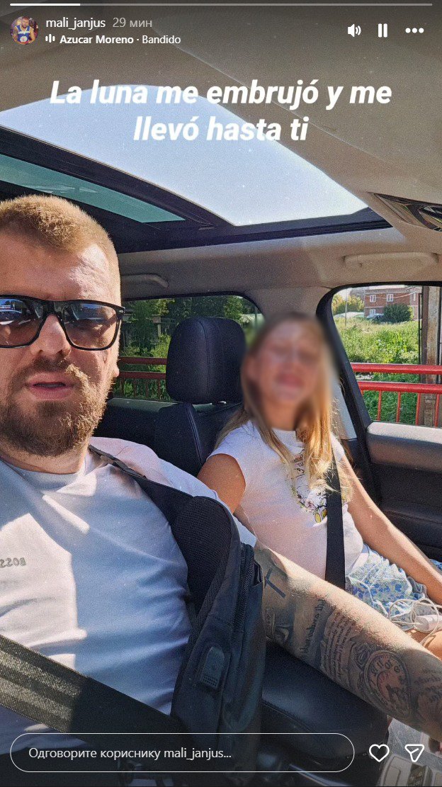 EMOTIVAN SUSRET! Janjuš se video sa ćerkom Krunom, ovaj prizor tera suze na oči! (FOTO)