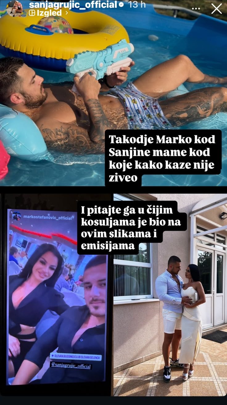 Žestoko raskrinkavanje: Oglasila se majka Sanje Grujić i svima pokazala kako je Marko uživao u njenoj kući, a sad je pljuje! (VIDEO)