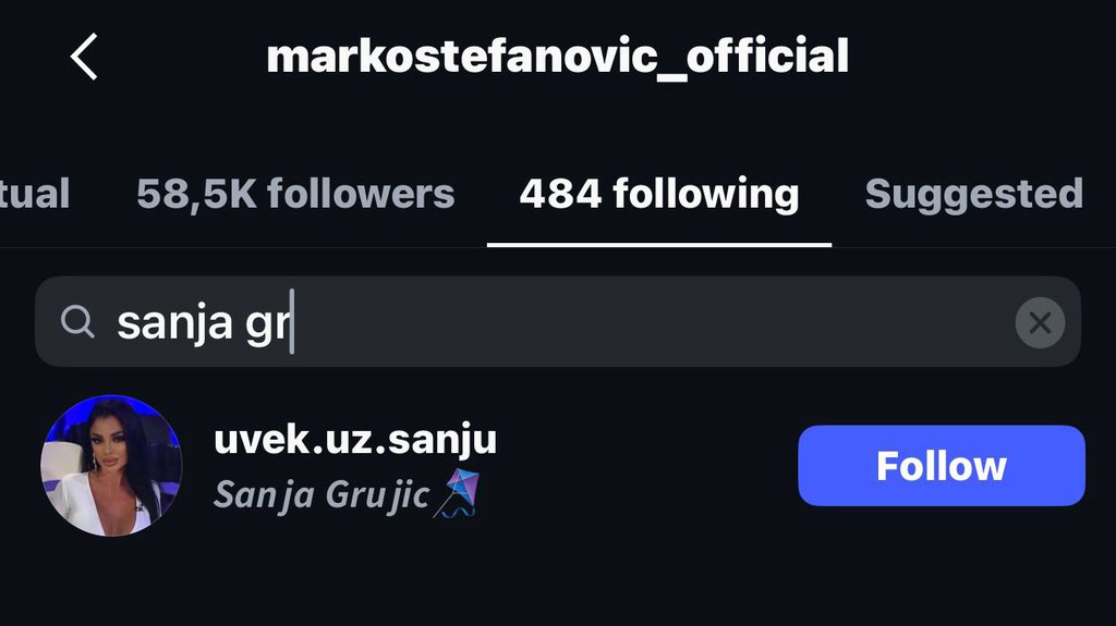 Pukla tikva, ponovo?! Usijale se mreže zbog Marka i Sanje: Otpratili se s Instagrama, svi sumnjaju da je došlo do raskola ljubavi (FOTO)