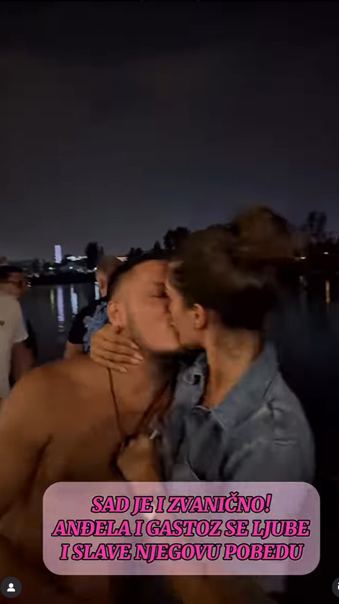 ANĐELA I GASTOZ IPAK U VEZI?! Pao sočan poljubac pred svima, sad je sve jasno kao dan (VIDEO)