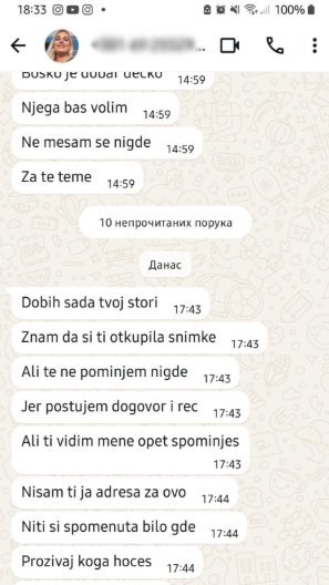 Anitina drugarica u strahu od intimnih snimaka koje je otkupila Nena Opozicija?! Pink.rs u posedu Tamarine prepiske, evo šta je tražila