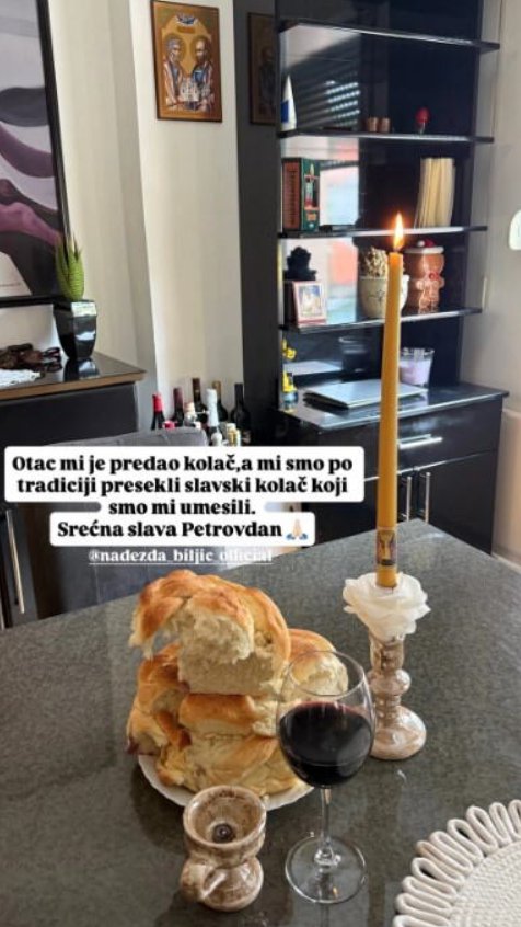 Radost u porodici Nadežde Biljić: Evo šta slave danas u njihovom domu