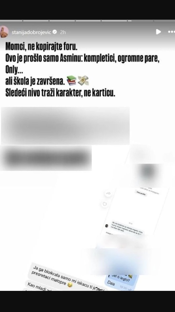 Nepoznati muškarac pokušao da osvoji Staniju na isti način kao Asmin, ona odmah obelodanila prepiske: Bila je jasna, jednu stvar više neće tolerisati! Žestoko potkačila bivšeg! (FOTO)