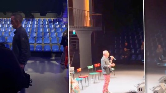 PROGLASOVCI PUKLI U MINHENU: Održali govor u pustoj sali, a onda opet ‘udarili’ na novinara! (VIDEO)