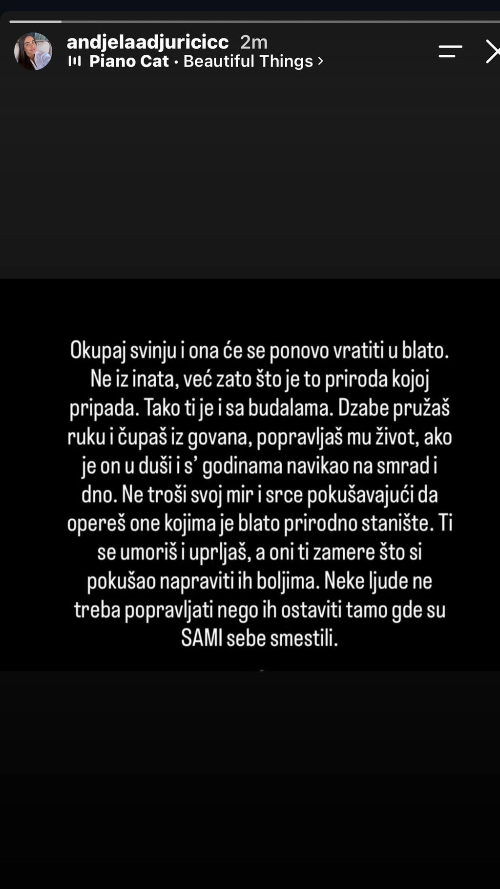DŽABE MU POPRAVLJAŠ ŽIVOT I ČUPAŠ IZ G*VANA... Anđela Đuričić urnisala Gastoza?! "Neke ljude ne treba popravljati, blato im je PRIRODNO STANIŠTE"