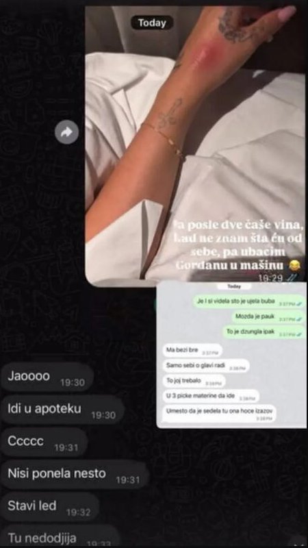 PEH ZA PEHOM! Džehva otišla na luks destinaciju, pa je izujedale bube i cela izgorela, a onda procurila prepiska sa mamom Gocom, evo šta joj je rekla! (FOTO)