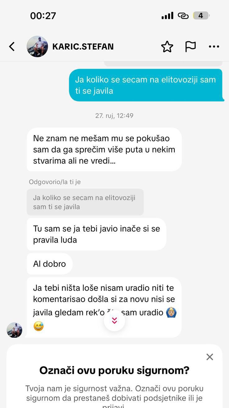 DA SAM MISLIO, SIGURNO SE NE BISMO KUCKALI: Nove prepiske Karića i Anite, evo na koji način je pokušavao da je osvoji (FOTO)