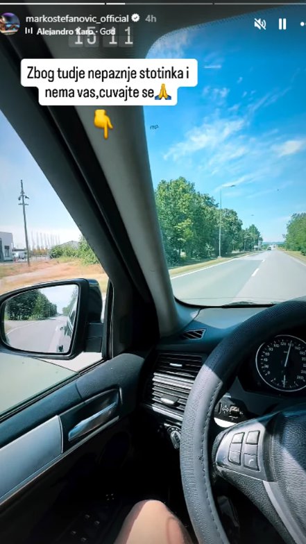 Bivši učesnik Elite izbegao saobraćajku! Preživeo pakao na putu, pa otkrio: Džip je išao pet sekundi na dva točka